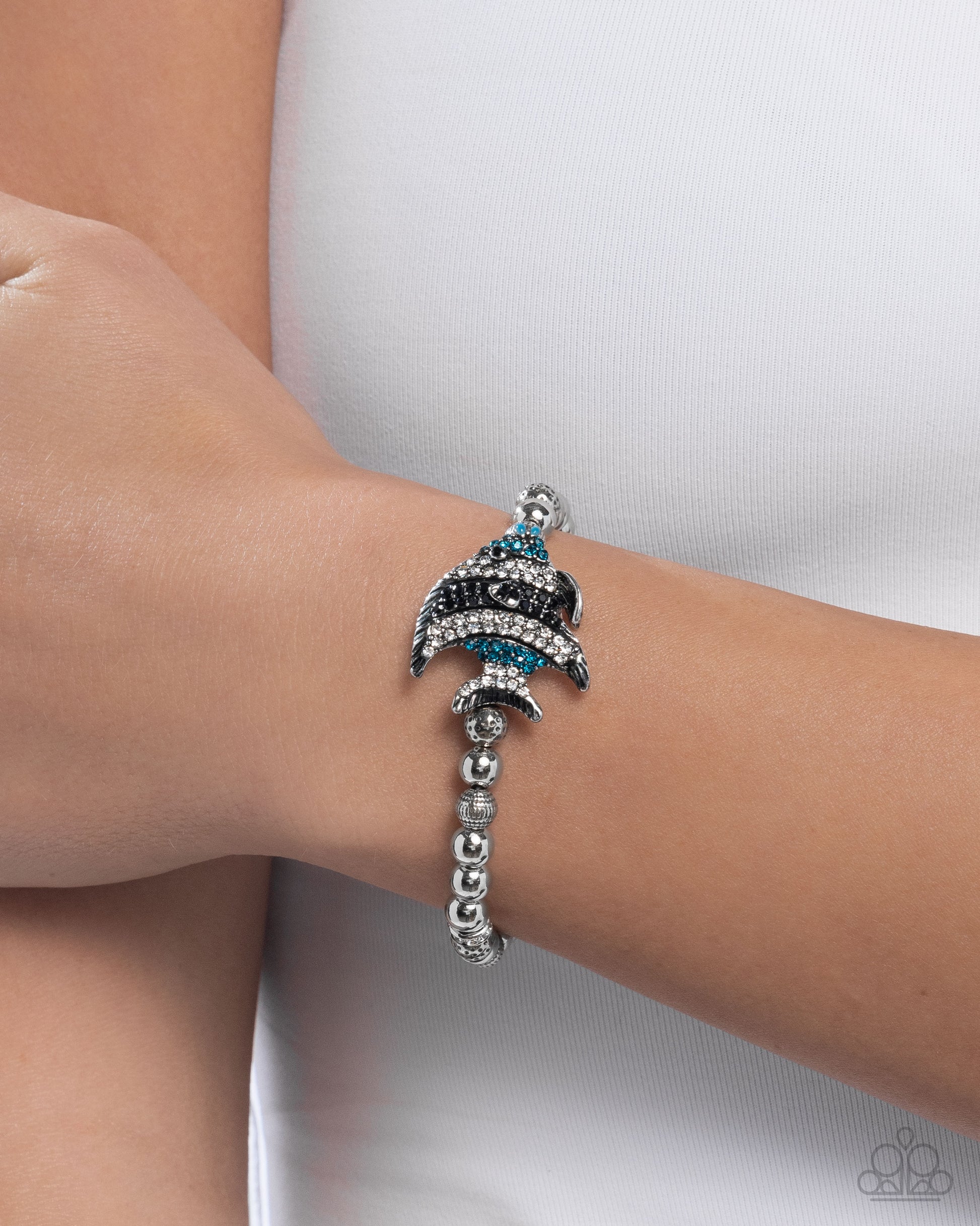Admirable Angelfish - Blue - Paparazzi Bracelet Image