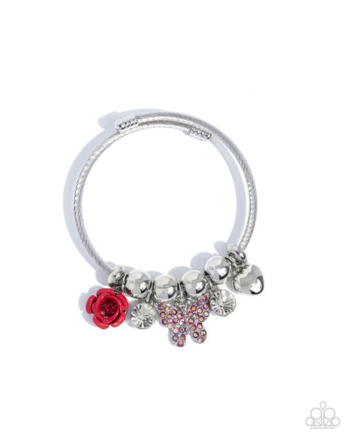 Windblown Whimsy - Red - Paparazzi Bracelet Image