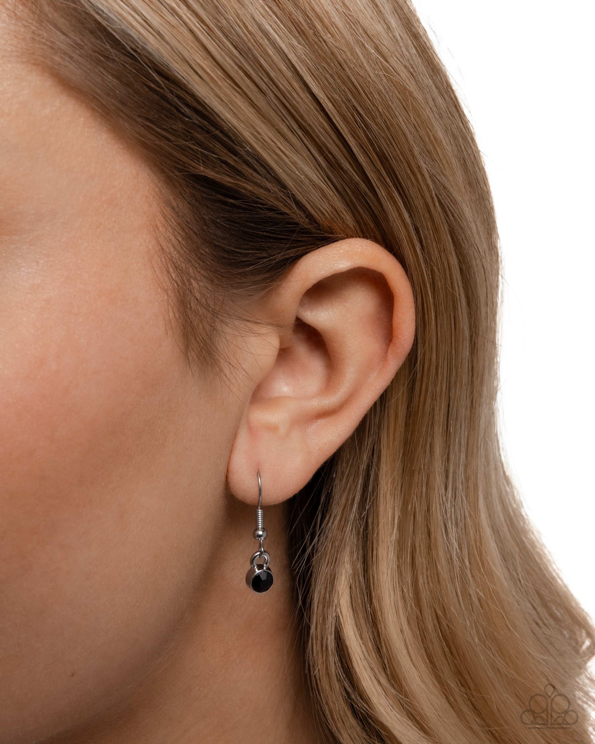 Coquette Cascade - Black - Paparazzi Necklace Image