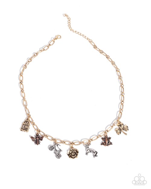 Storyteller Sheen - Paparazzi Necklace Image