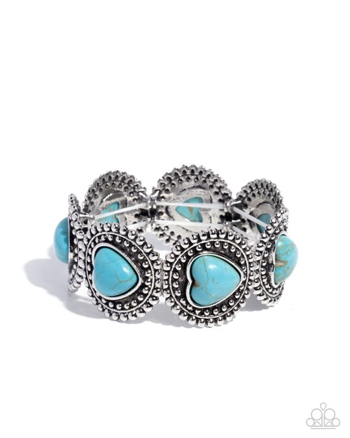 Rural Romance - Blue - Paparazzi Bracelet Image