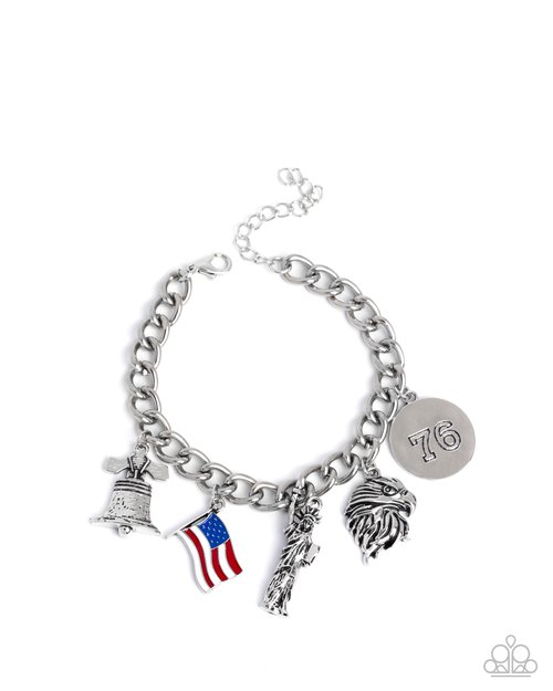 Liberty Legacy - Red - Paparazzi Bracelet Image