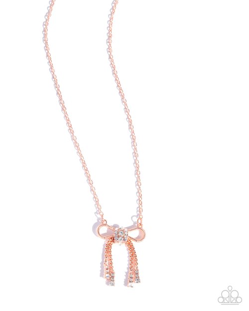 Coquette Celebrity - Copper - Paparazzi Necklace Image