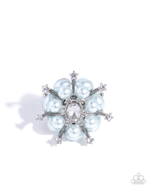 Hopeful Heirloom - Blue - Paparazzi Ring Image