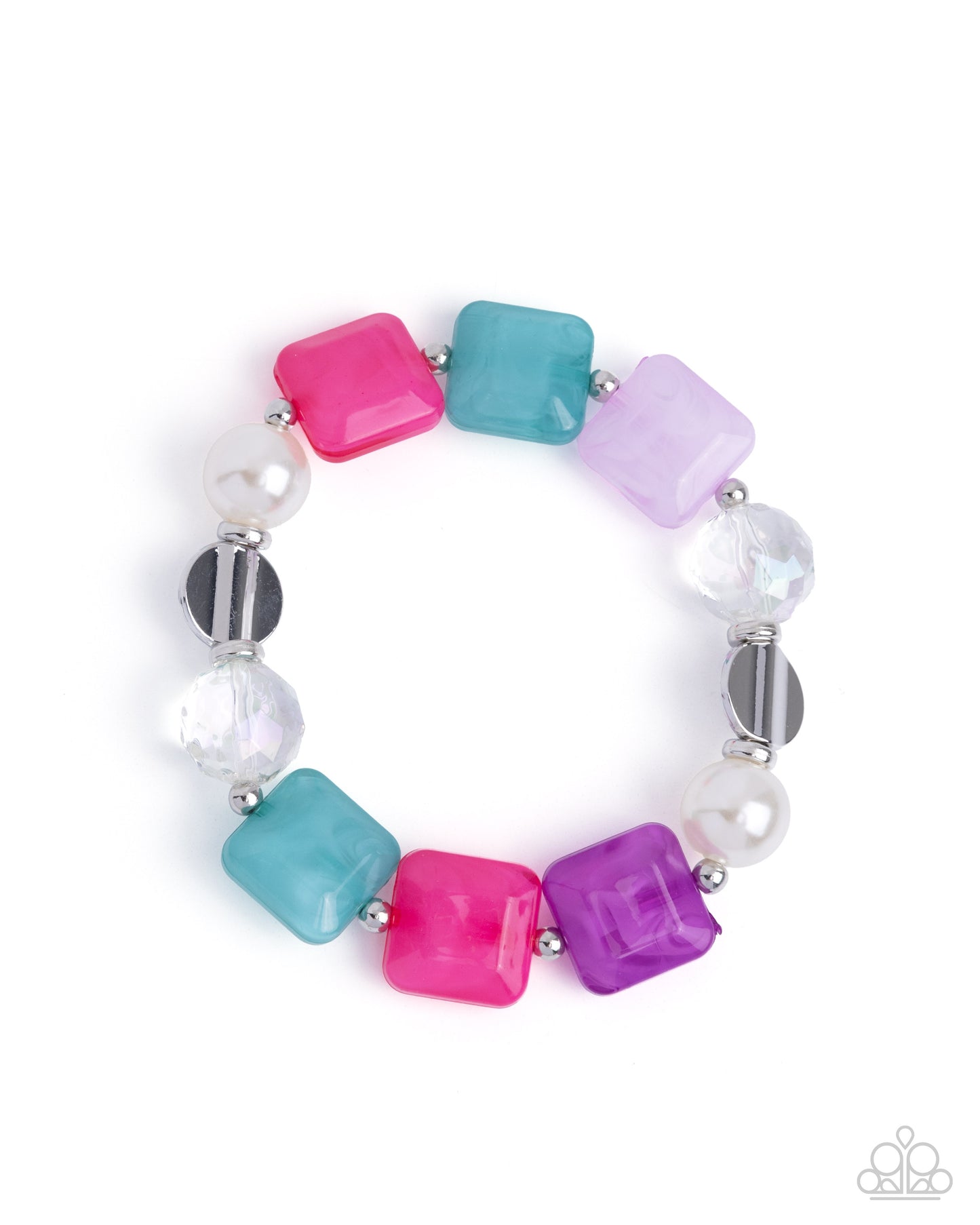 Continuous Cubes - Complete Look - Pink - Paparazzi Product Image