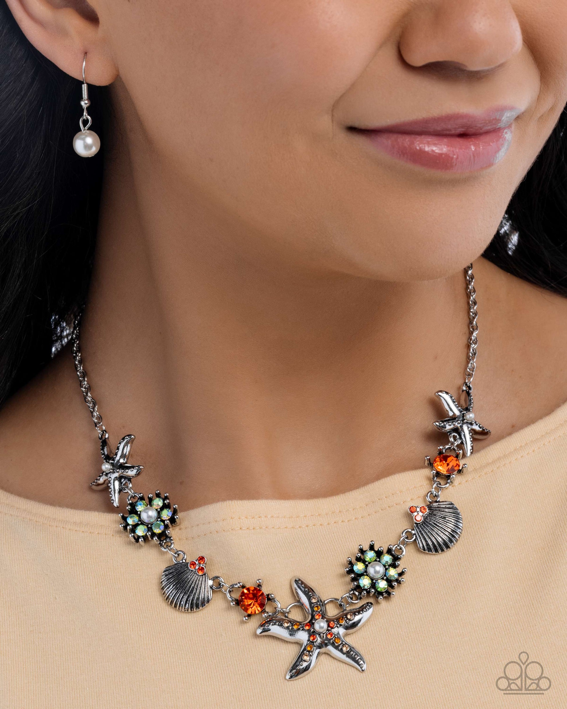 Starfish Solo - Complete Look - Orange - Paparazzi Product Image