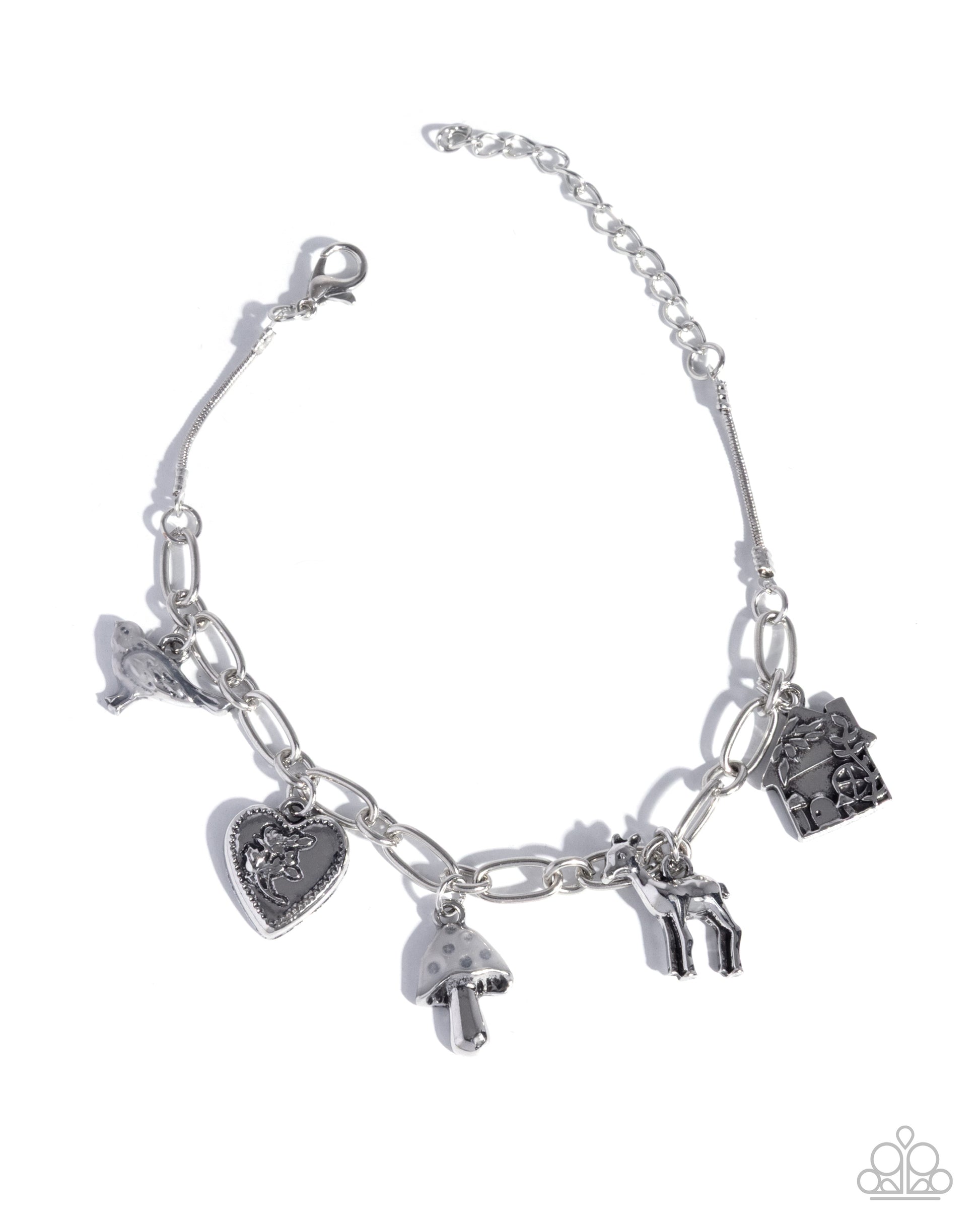 Fairytale Foundation - Complete Look - Silver - Paparazzi Product Image