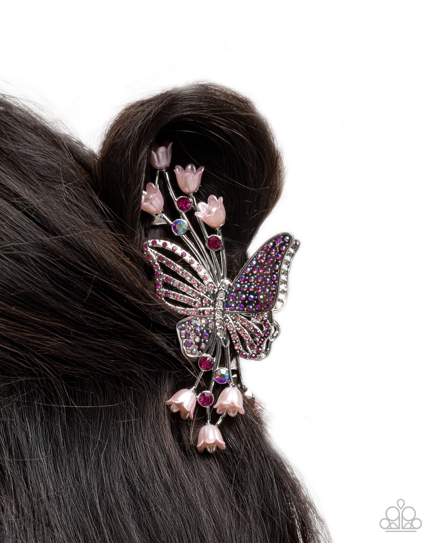 Fluttering French - Pink - Paparazzi Hair Accessories Image