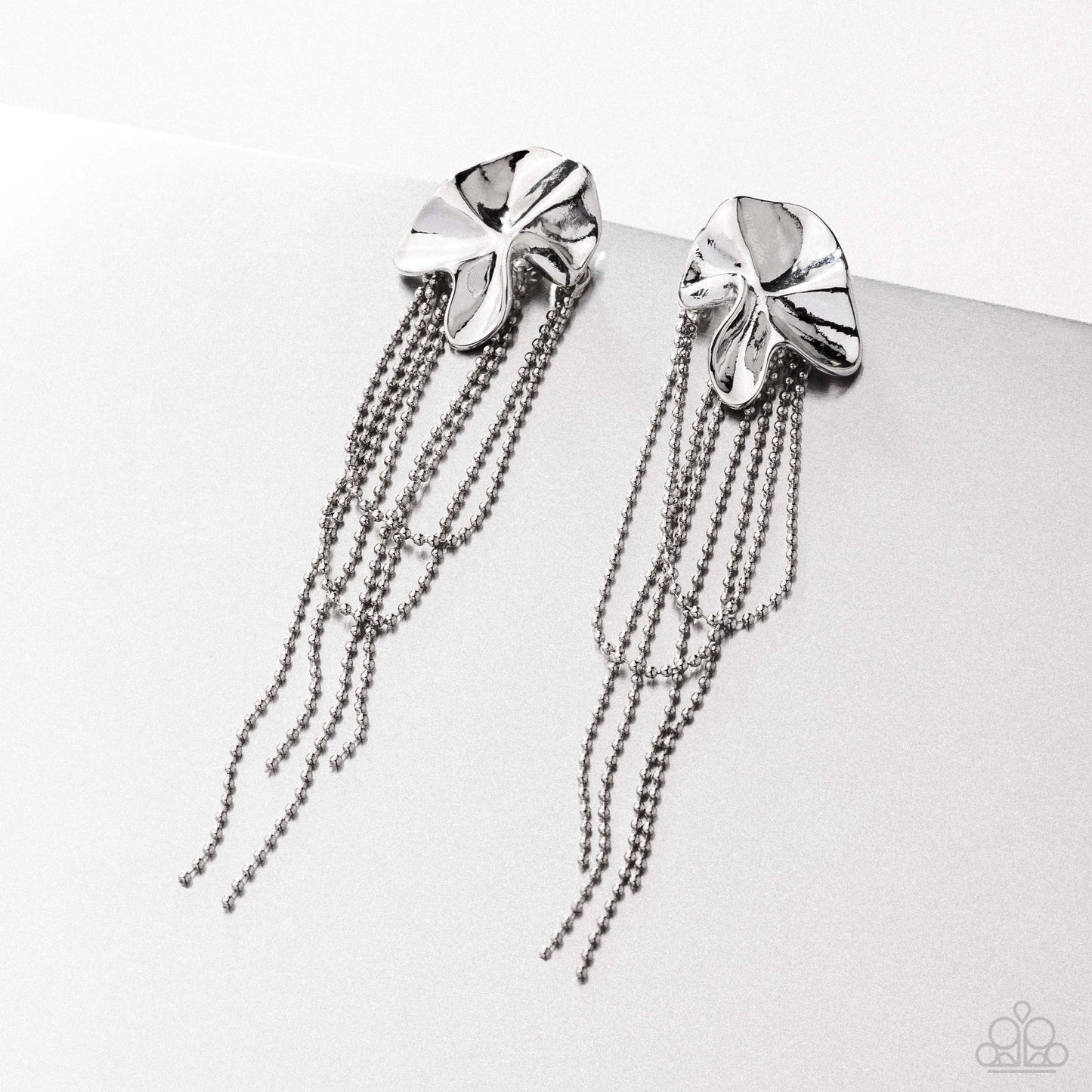 Musings Medley - Silver - Paparazzi Earring Image