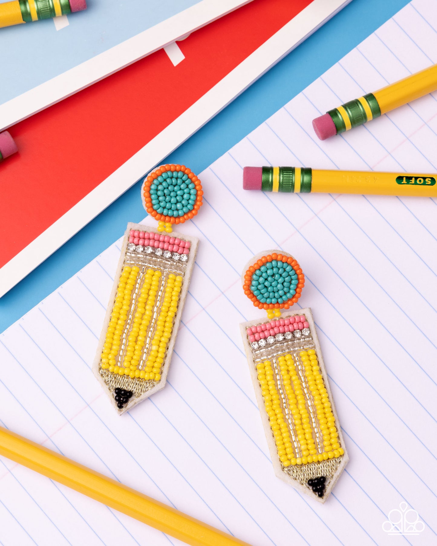 Phenomenal Pencil - Yellow - Paparazzi Earring Image