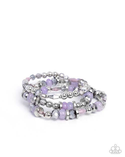 Naturally Noteworthy - Purple - Paparazzi Bracelet Image