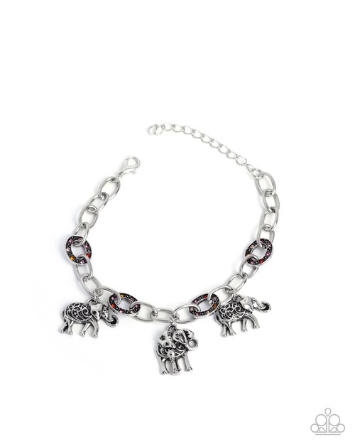 Follow the Herd - Orange - Paparazzi Bracelet Image