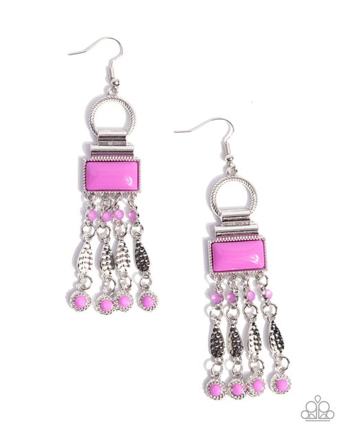 Complimentary Cascade - Paparazzi Earring Image