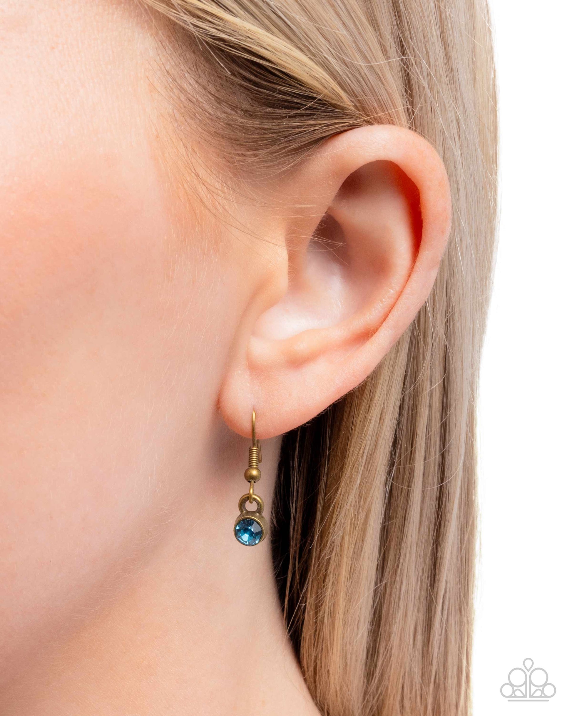 Peacock Patchwork - Brass - Paparazzi Necklace Image