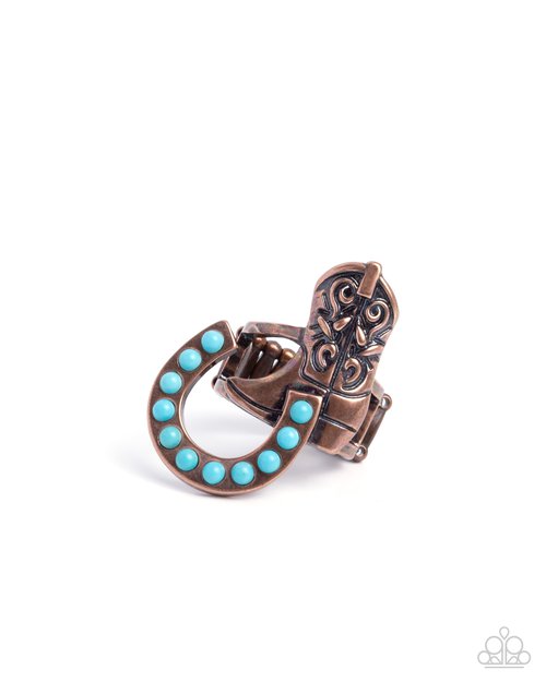 Western Wraparound - Copper - Paparazzi Ring Image