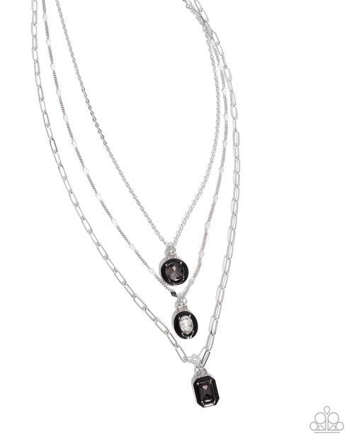 Driven Dazzle - Black - Paparazzi Necklace Image