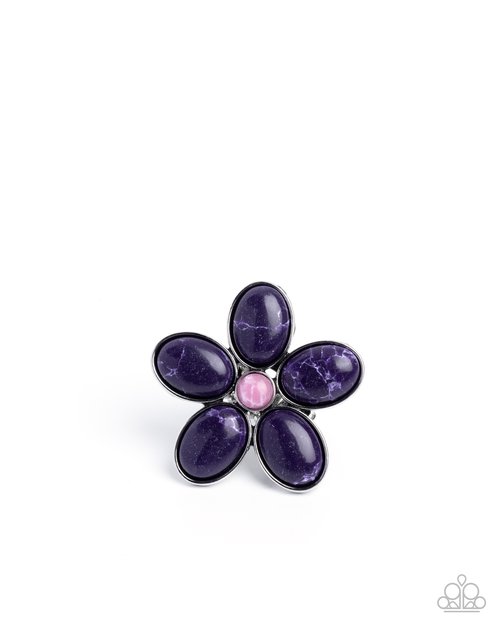 Blooming Bounty - Purple - Paparazzi Ring Image