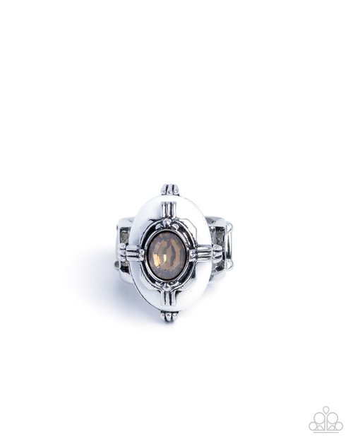 Polished Portrait - Silver - Paparazzi Ring Image