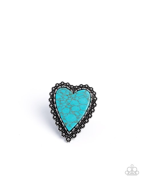 Affectionate Allegiance - Blue - Paparazzi Ring Image