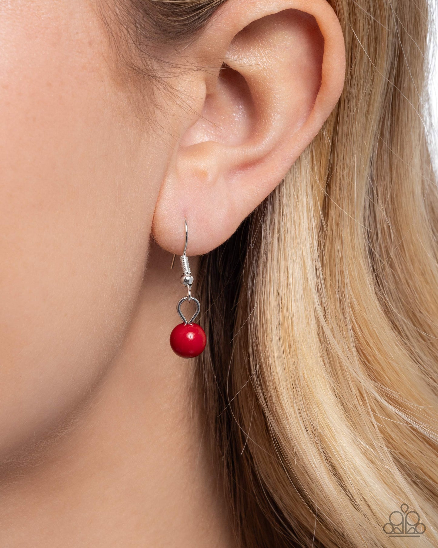 Seed Bead Statement - Red - Paparazzi Necklace Image