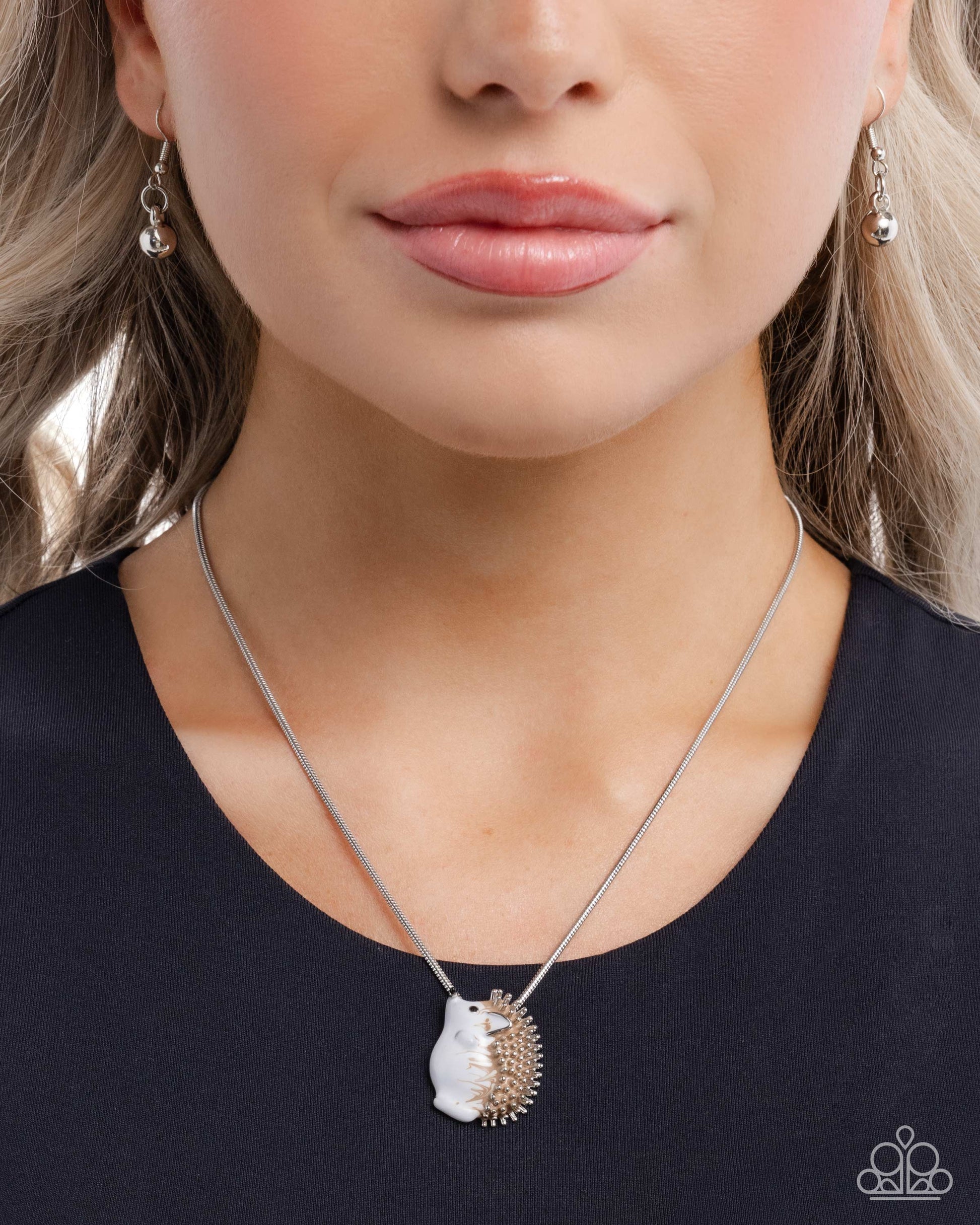 Porcupine Pizzazz - Brown - Paparazzi Necklace Image