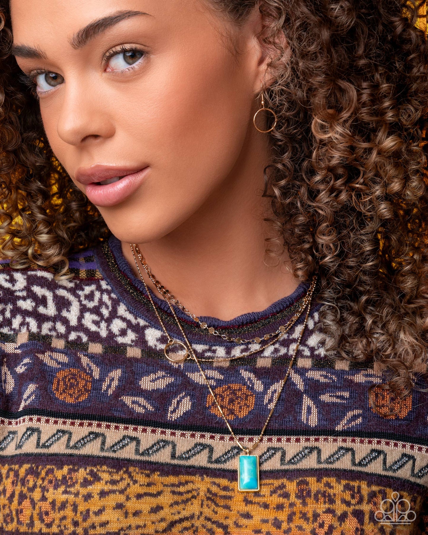 Layered Lyric - Green - Paparazzi Necklace Image