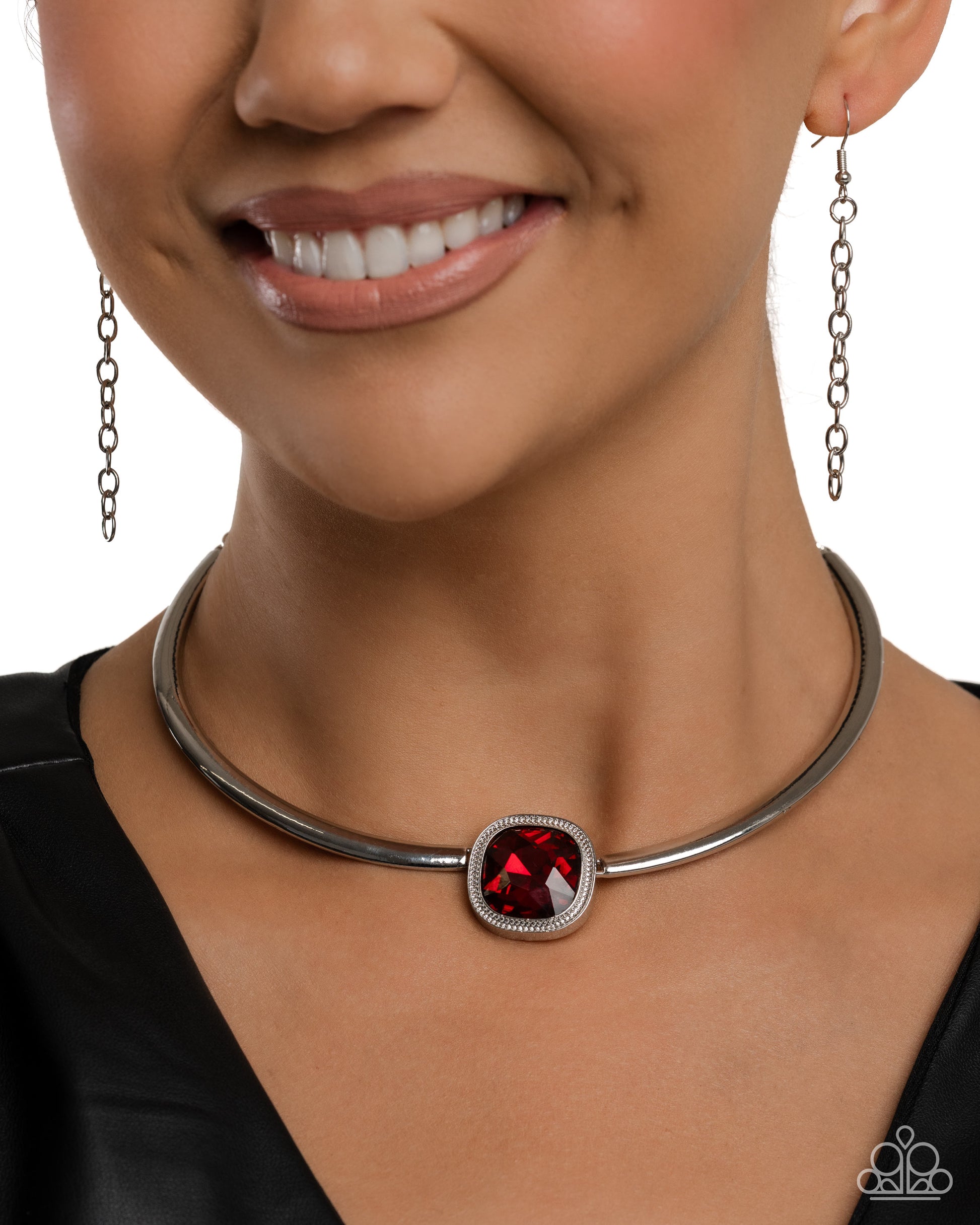 Asscher Assumption - Complete Look - Red - Paparazzi Product Image