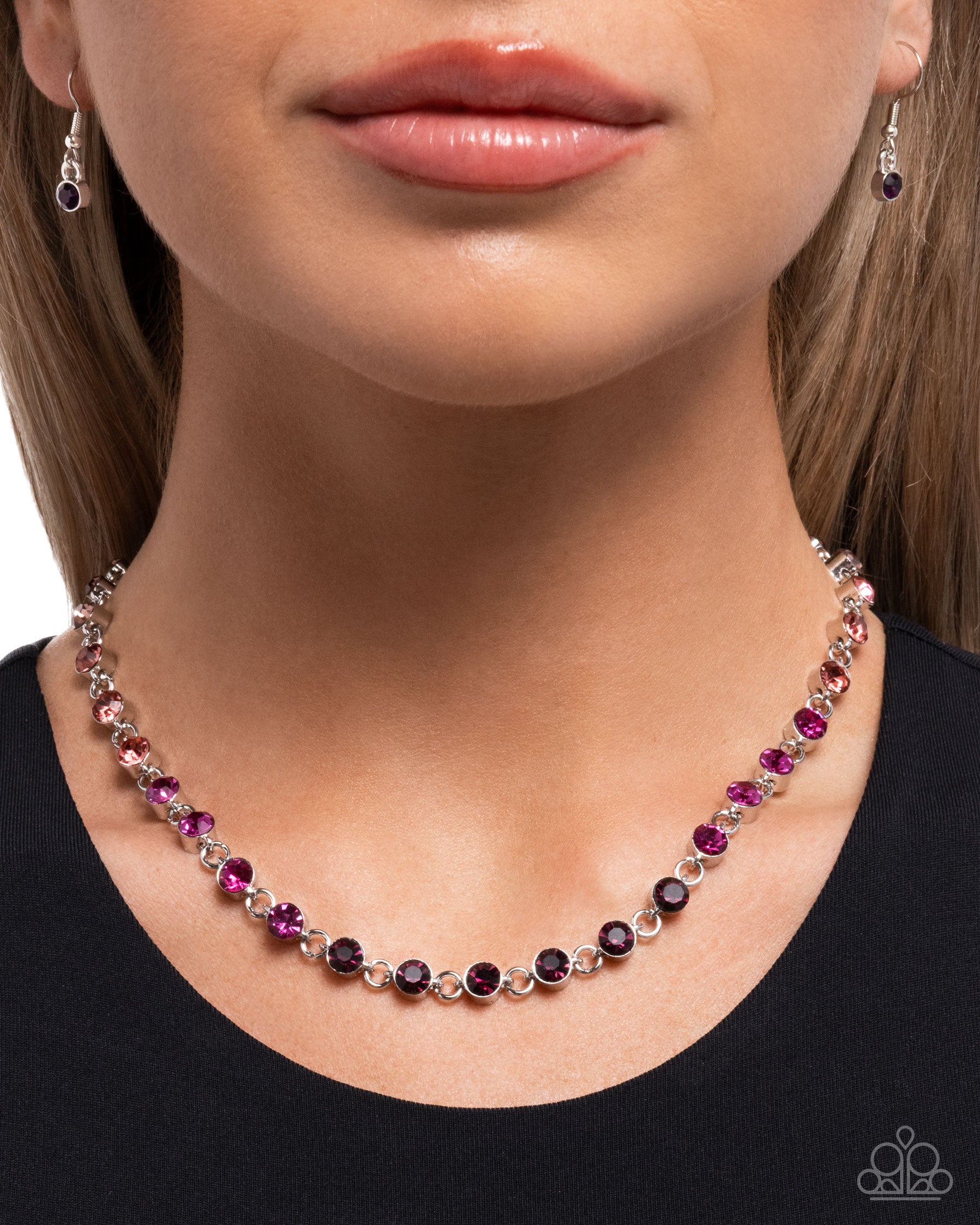 Mesmerizing Model - Purple - Paparazzi Necklace Image