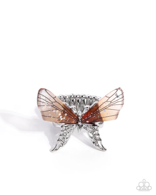 Light Landing - Orange - Paparazzi Ring Image