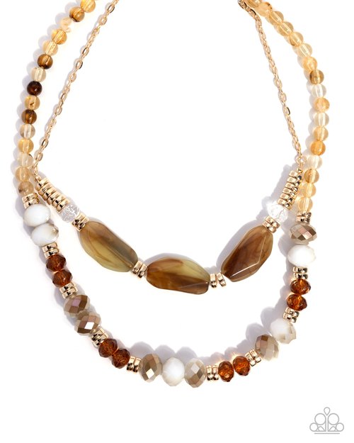 Girls Day - Brown - Paparazzi Necklace Image