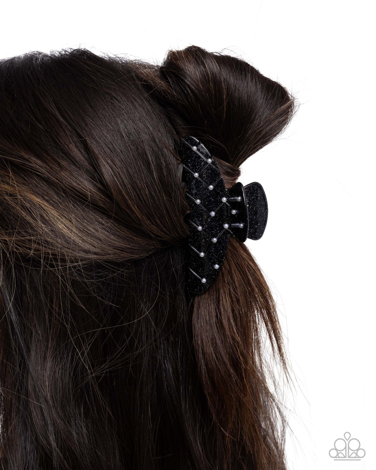 Precise Pearls - Black - Paparazzi Hair Accessories Image