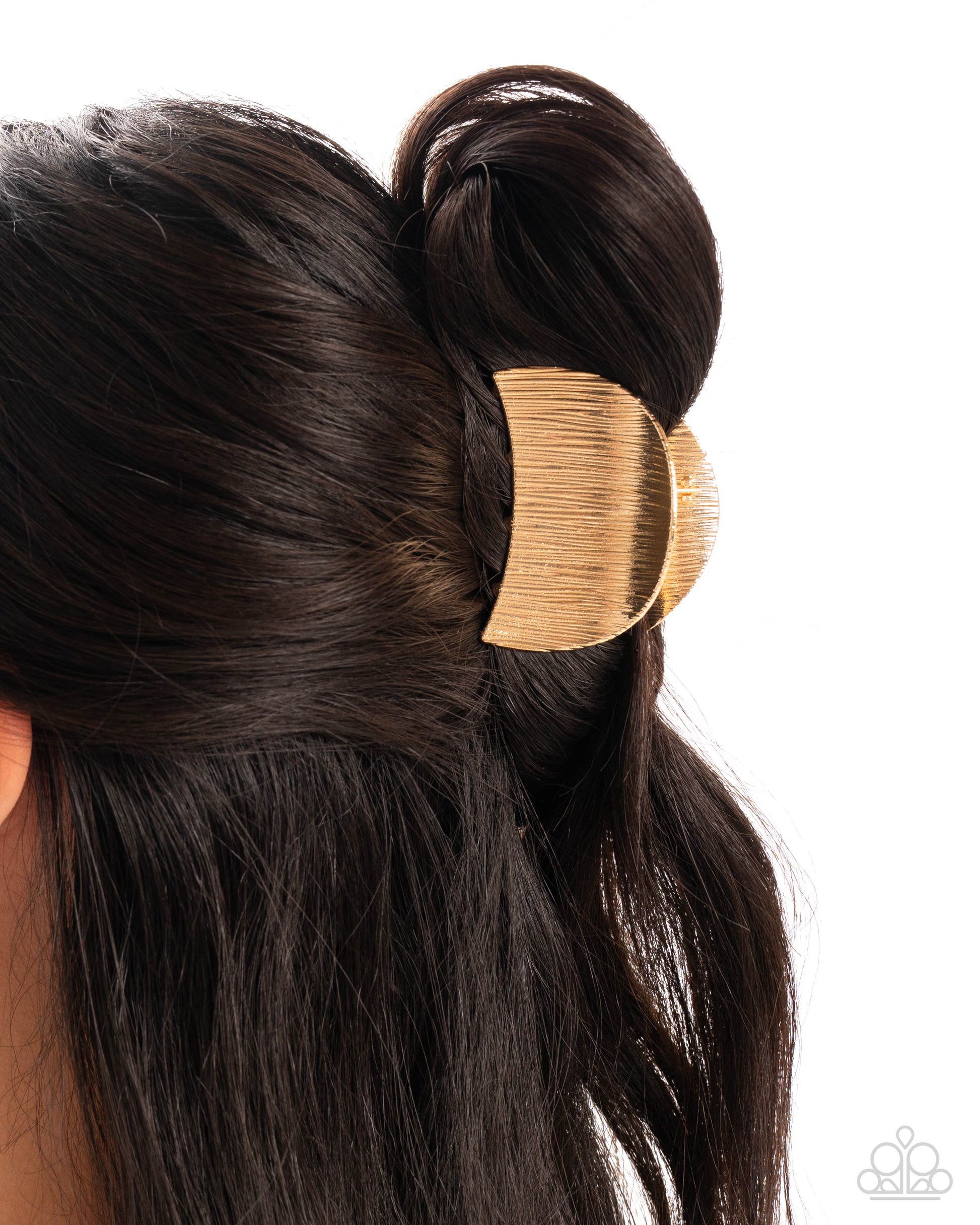 Steadfast Sheen - Gold - Paparazzi Hair Accessories Image