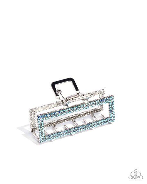 A Glittery Example - Blue - Paparazzi Hair Accessories Image