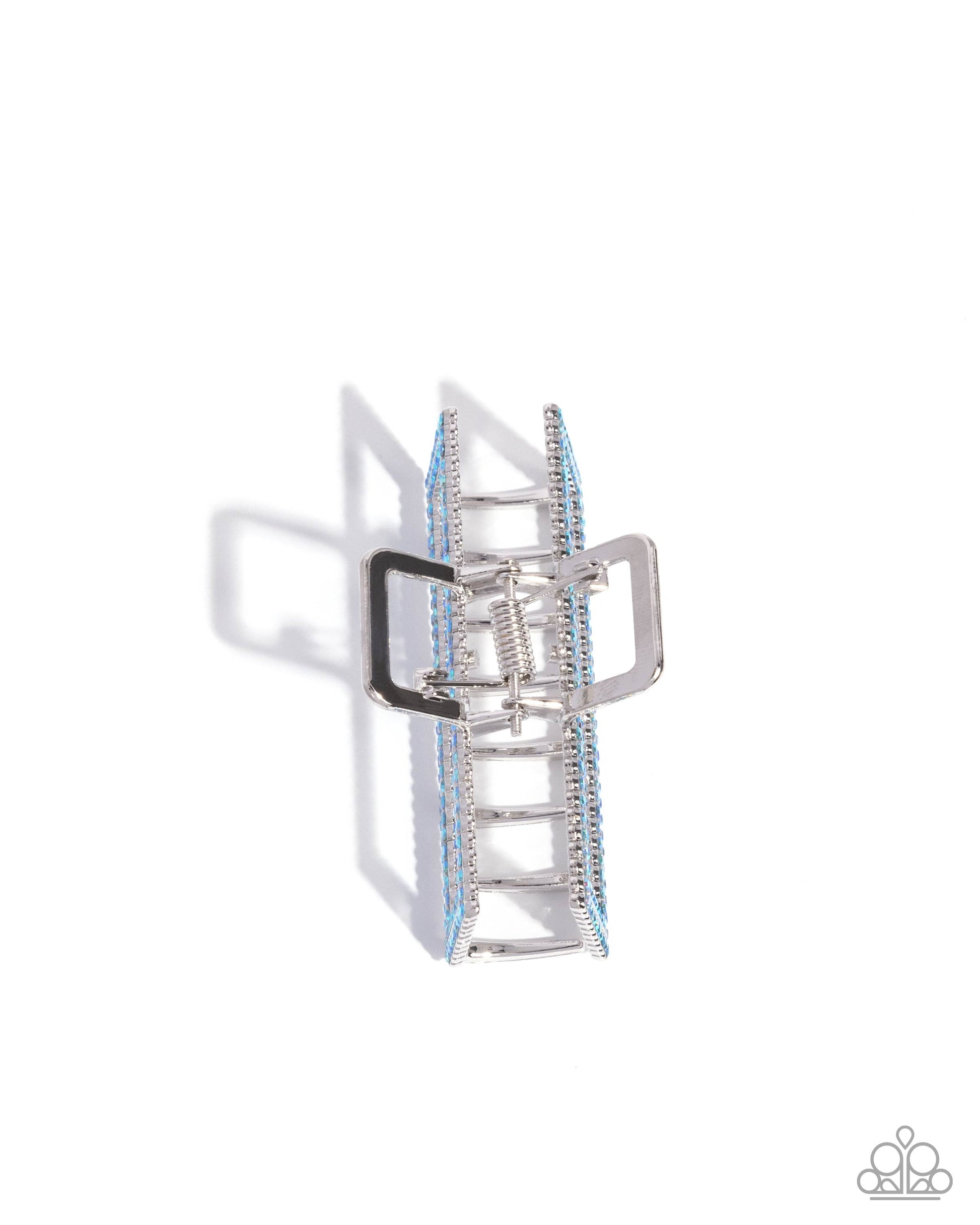 A Glittery Example - Blue - Paparazzi Hair Accessories Image