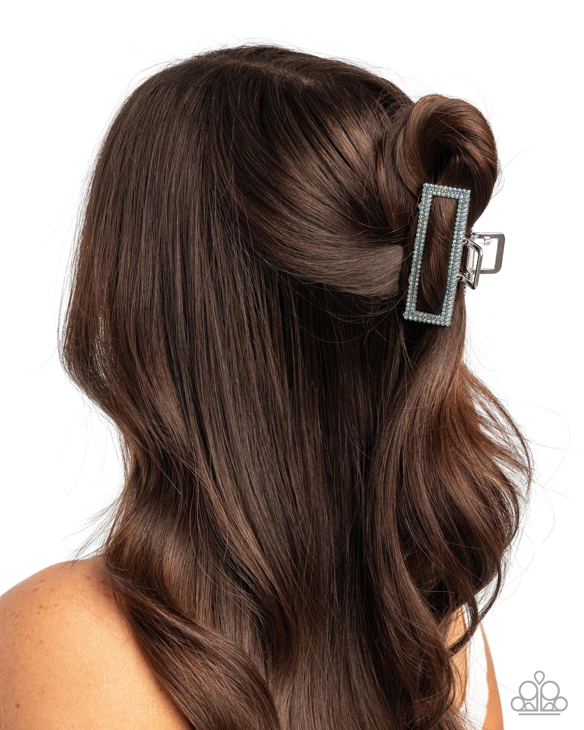 A Glittery Example - Blue - Paparazzi Hair Accessories Image