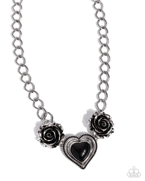 Be My Forever - Black - Paparazzi Necklace Image