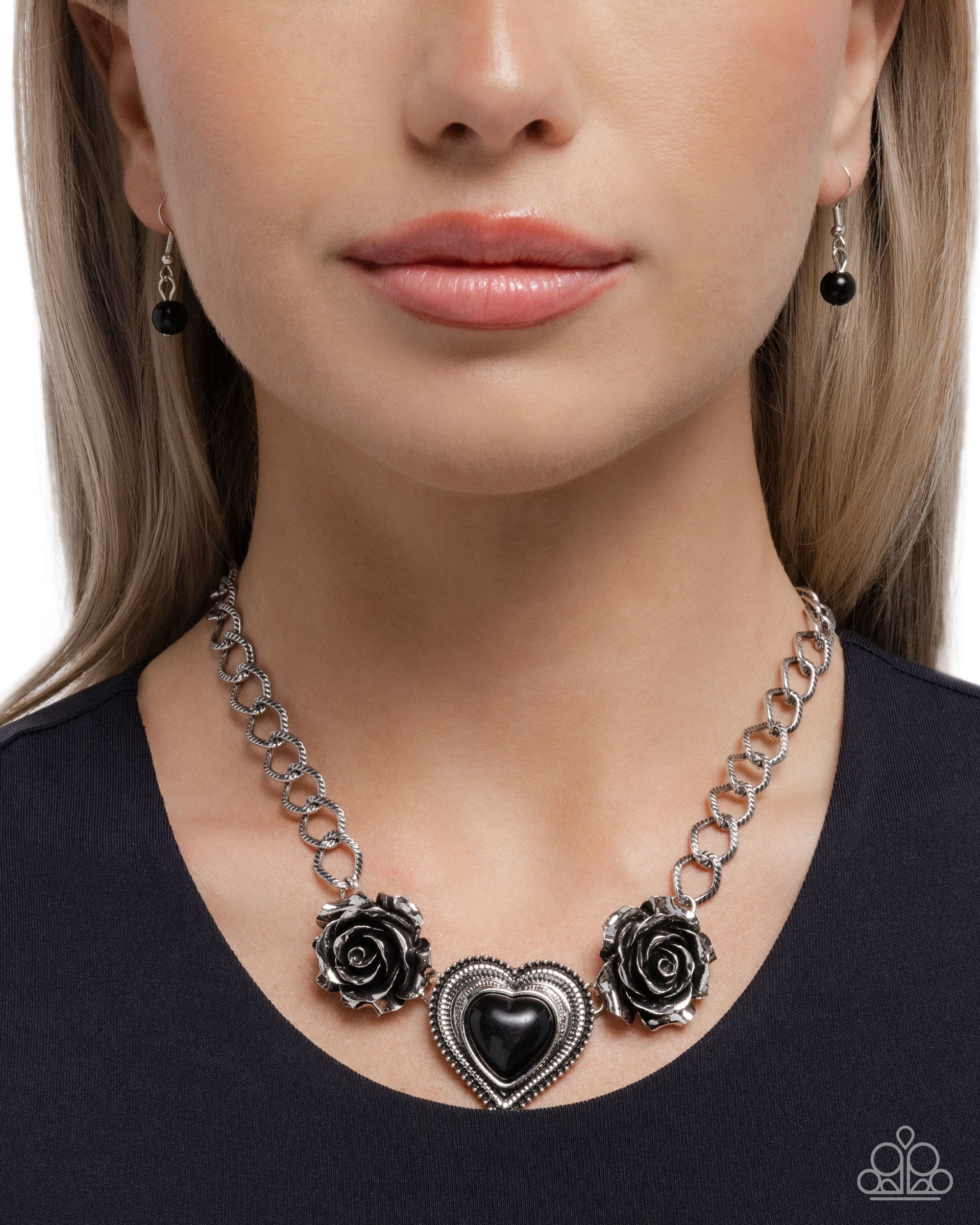 Be My Forever - Black - Paparazzi Necklace Image