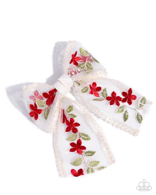 Garden Guardian - Red - Paparazzi Hair Accessories Image