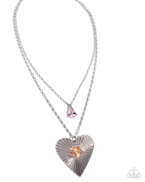 Hypnotic Hero - Pink - Paparazzi Necklace Image