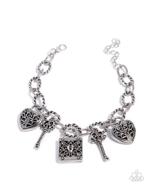 Flirty Filigree - Silver - Paparazzi Bracelet Image