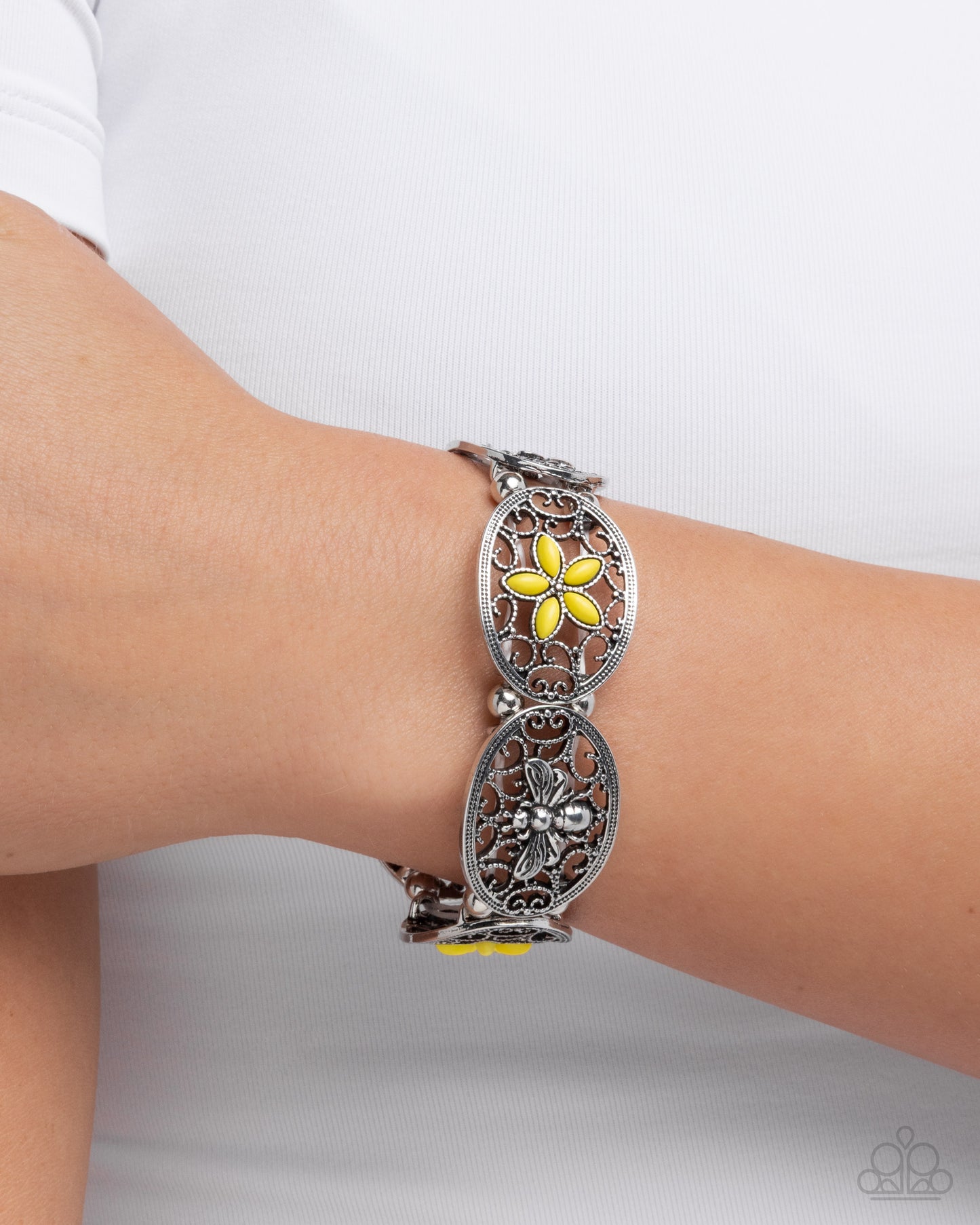 Proud Perennial - Yellow - Paparazzi Bracelet Image