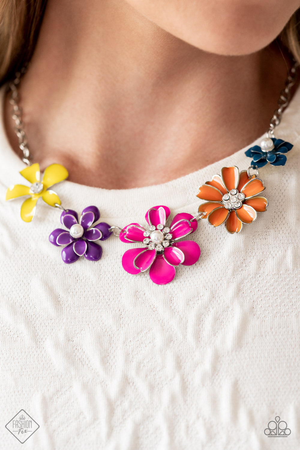Paparazzi Necklace ~ Floral Reverie - Multi