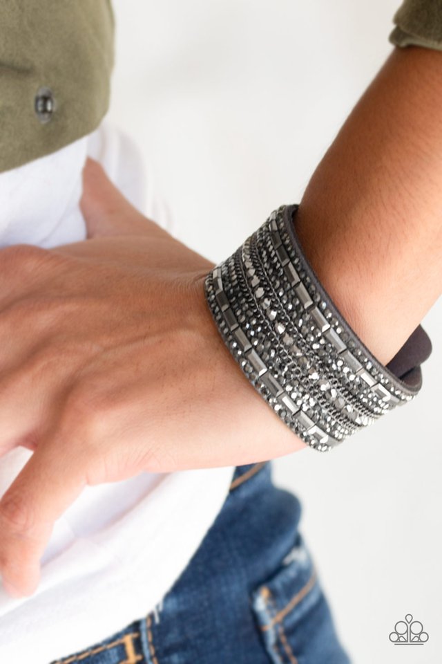 Rebel Radiance - Silver - Paparazzi Bracelet Image