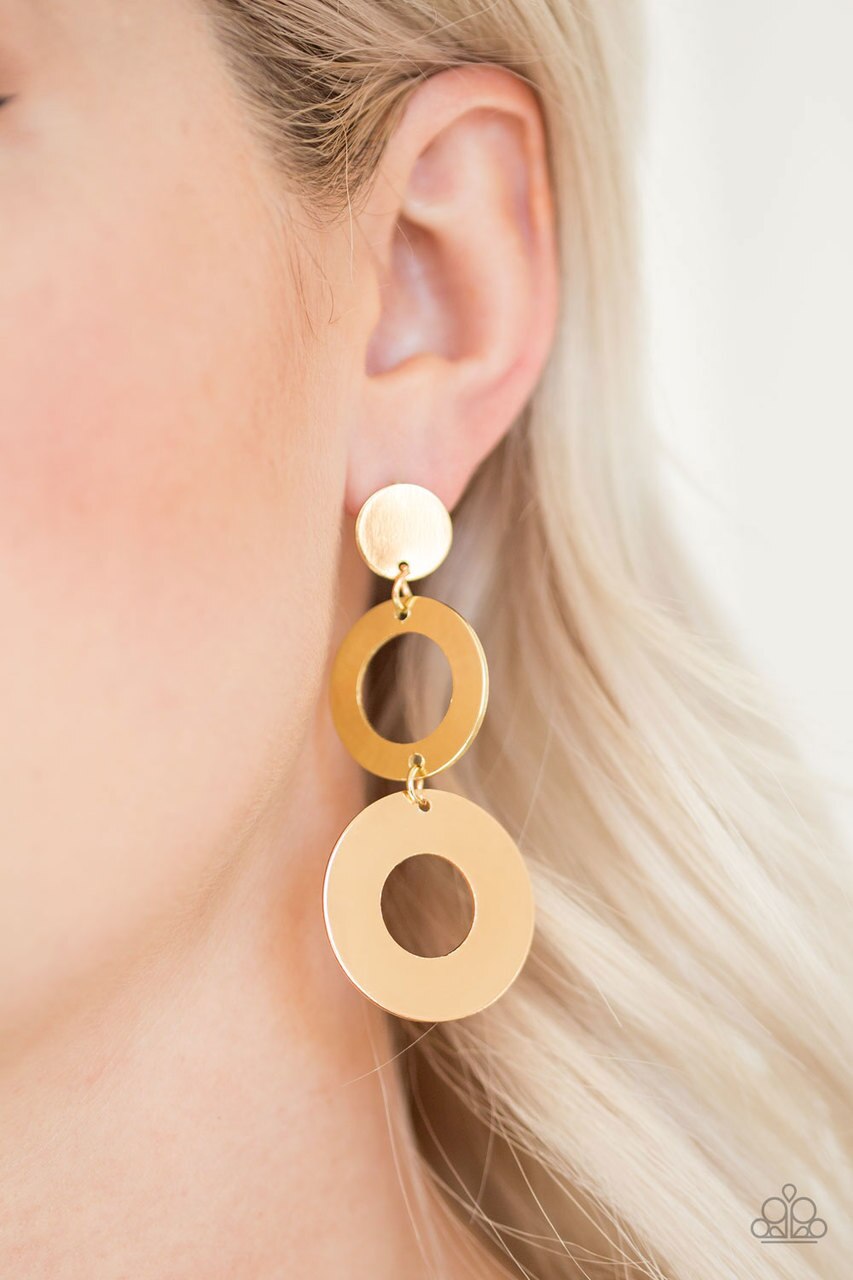 Paparazzi Earring ~ Pop Idol - Gold