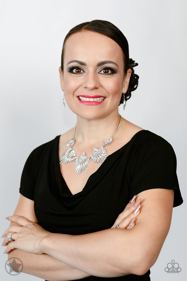 Miss YOU-niverse - Silver - Paparazzi Necklace Image