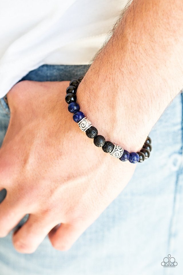 Men's Paparazzi Bracelet ~ Proverb - Blue