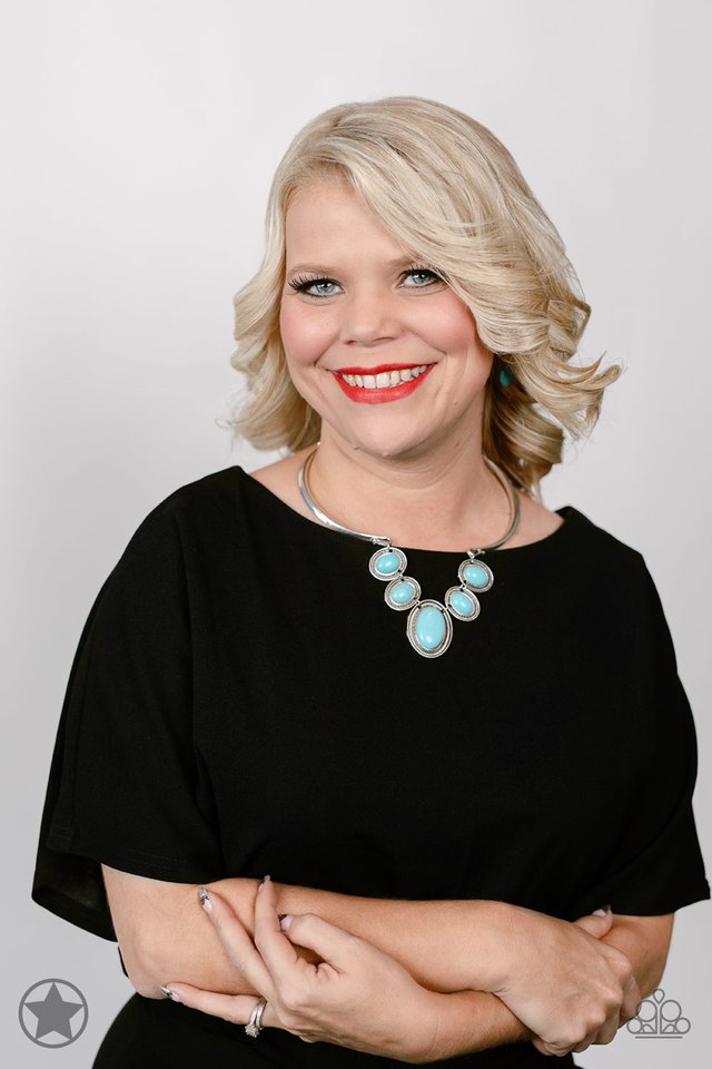 River Ride - Blue - Paparazzi Necklace Image