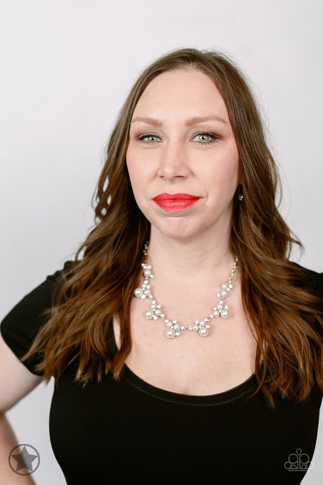 Toast To Perfection - White - Paparazzi Necklace Image