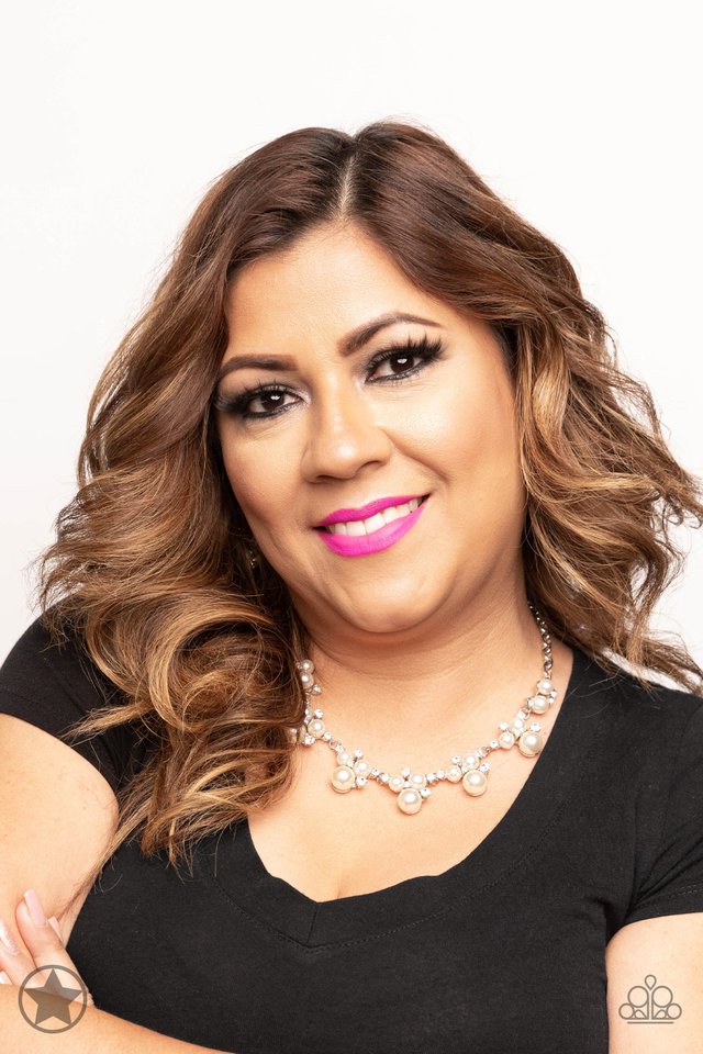 Toast To Perfection - White - Paparazzi Necklace Image