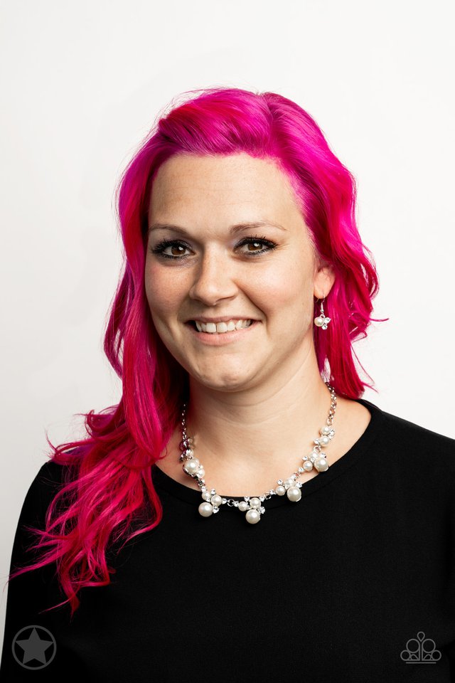 Toast To Perfection - White - Paparazzi Necklace Image